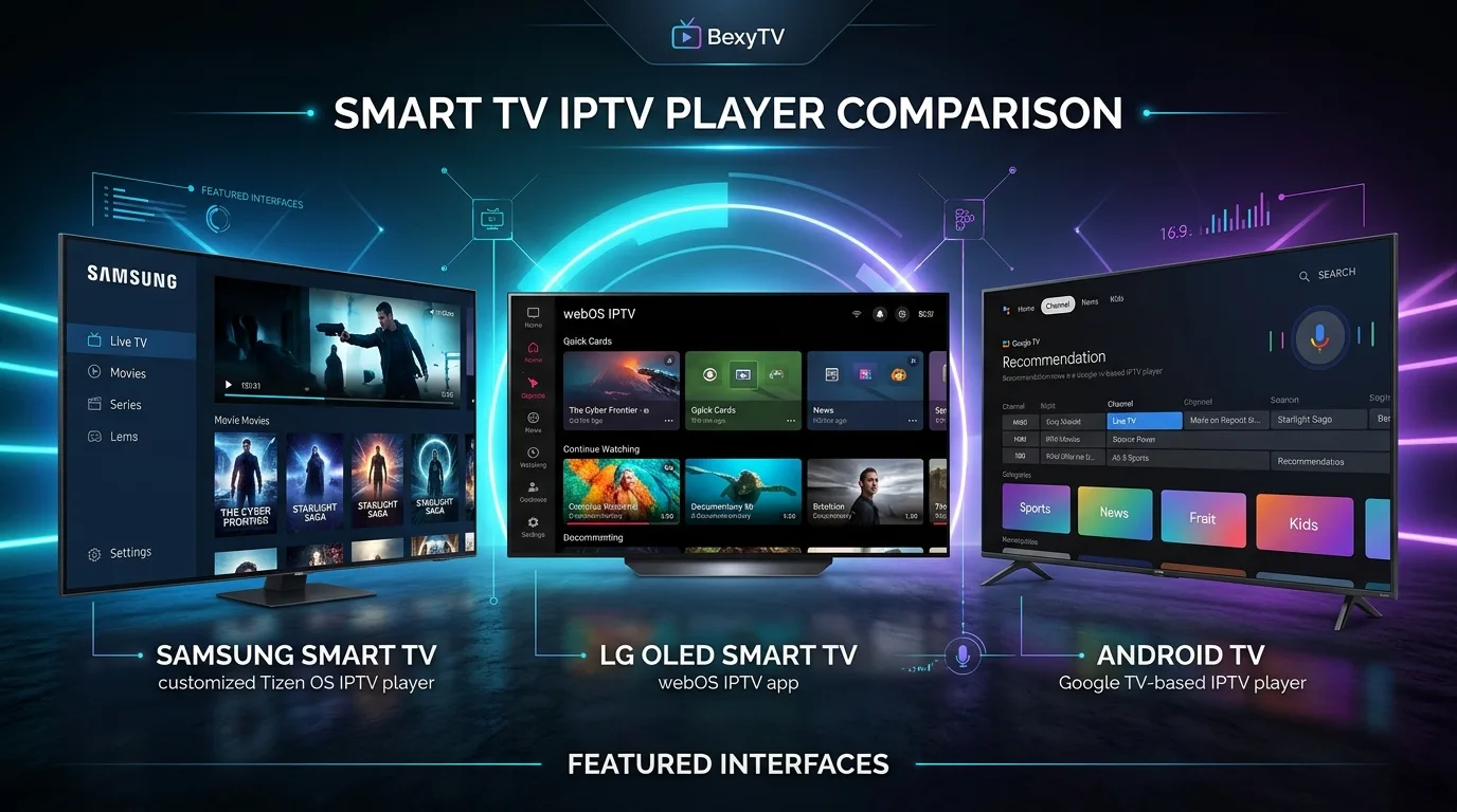 Best IPTV Apps for Smart TV in 2026: Samsung, LG & Android TV