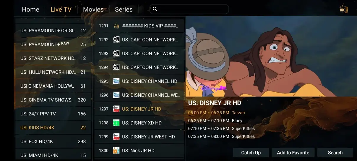 IPTV Interface Preview