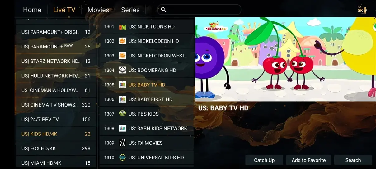 IPTV Interface Preview