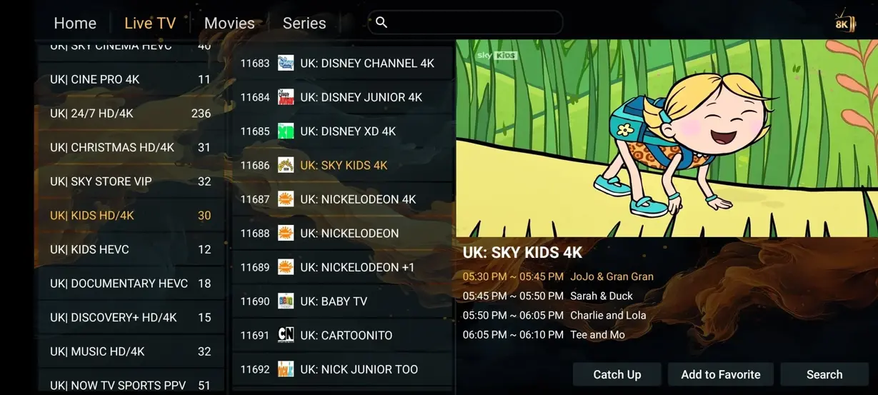 IPTV Interface Preview